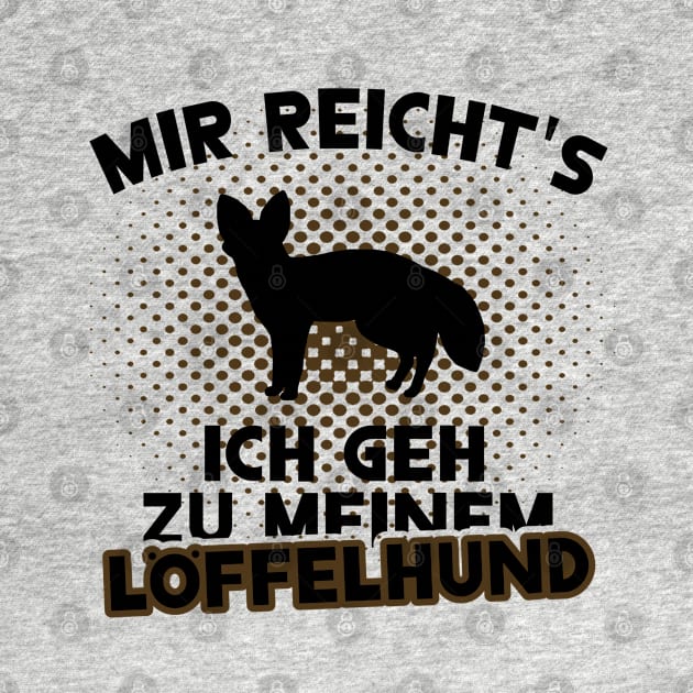 Löffelhund Wüste Fuchs Motiv Geschenkidee by FindYourFavouriteDesign